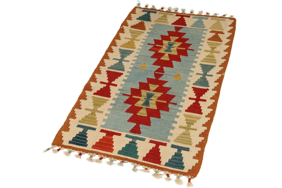 2x3 Multicolor Turkish Tribal Rug