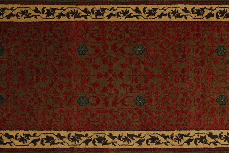 11x15 Red and Red Turkish Tribal Rug