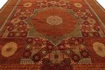 11x15 Red and Red Turkish Tribal Rug