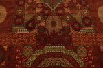 11x15 Red and Red Turkish Tribal Rug