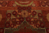 11x15 Red and Red Turkish Tribal Rug
