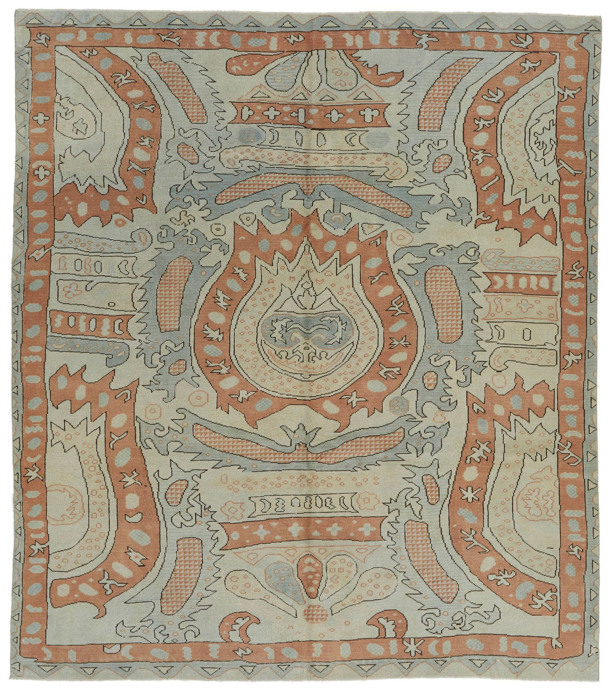 8x9 Multicolor Turkish Traditional Rug