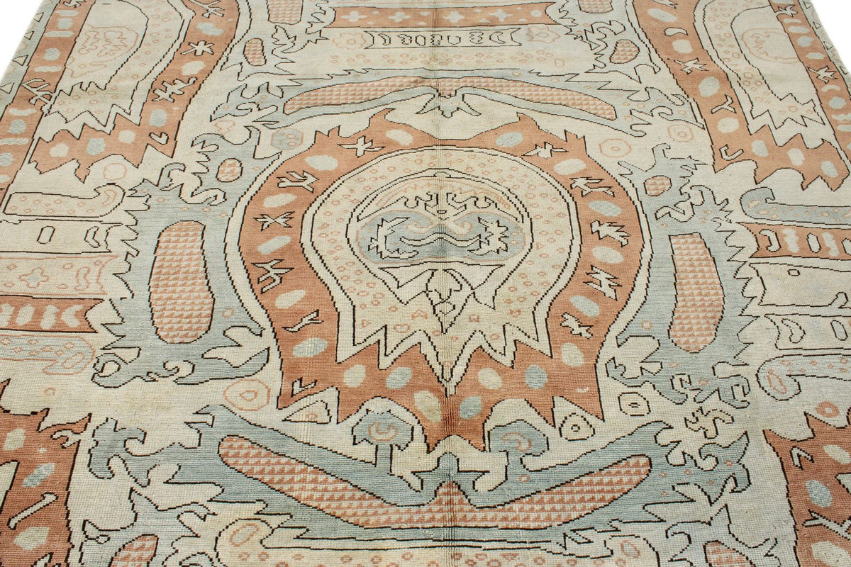 8x9 Multicolor Turkish Traditional Rug