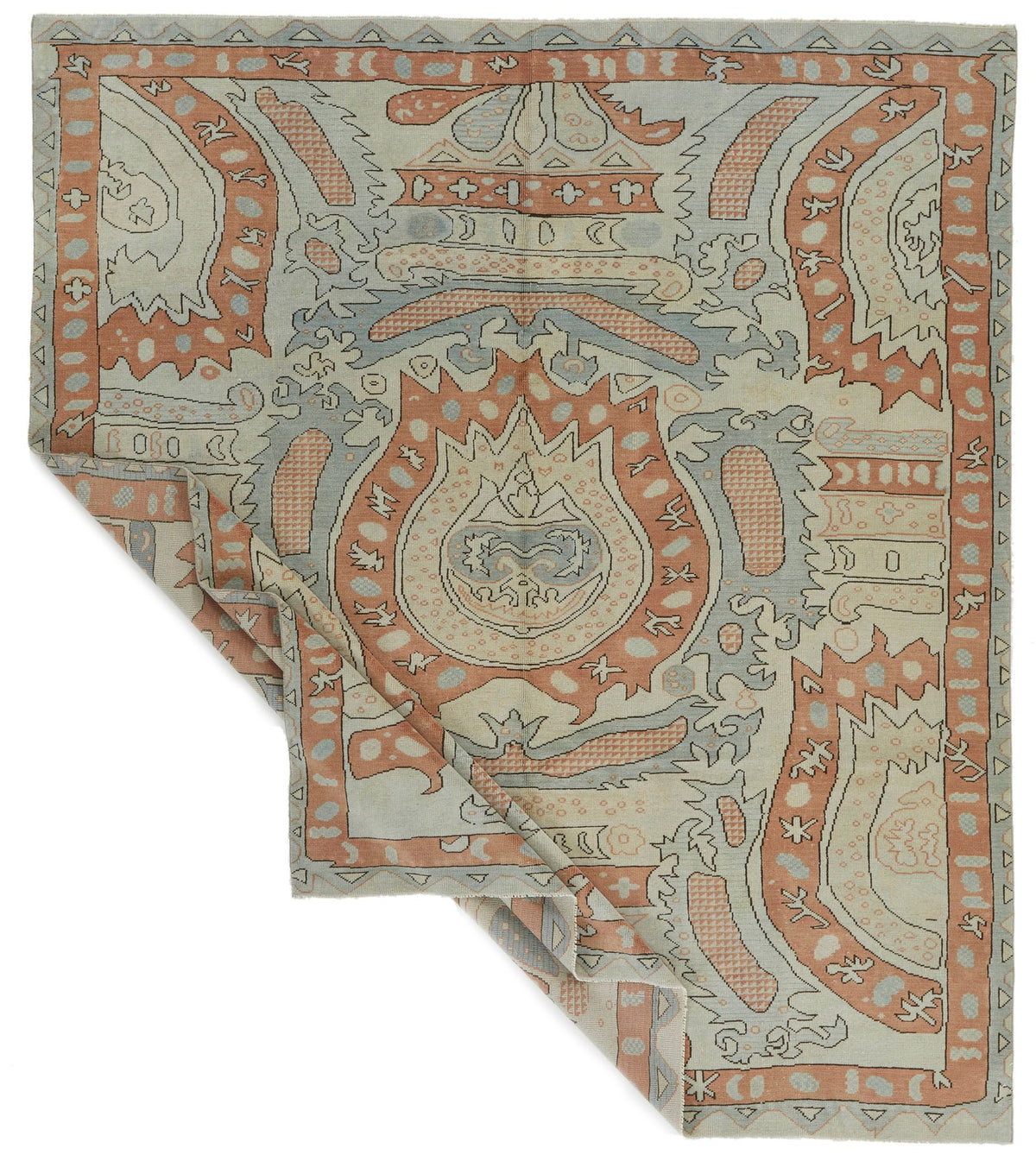 8x9 Multicolor Turkish Traditional Rug