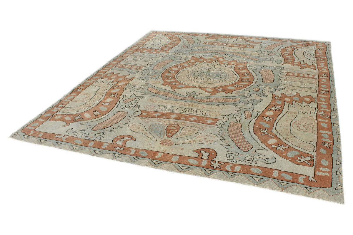 8x9 Multicolor Turkish Traditional Rug