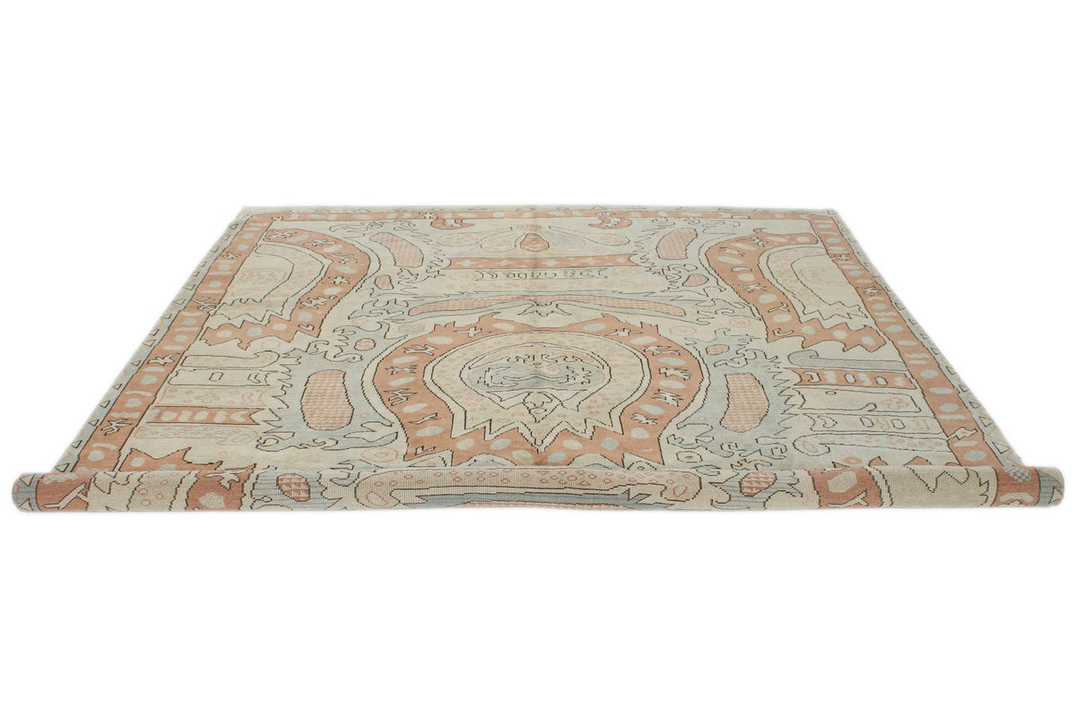 8x9 Multicolor Turkish Traditional Rug