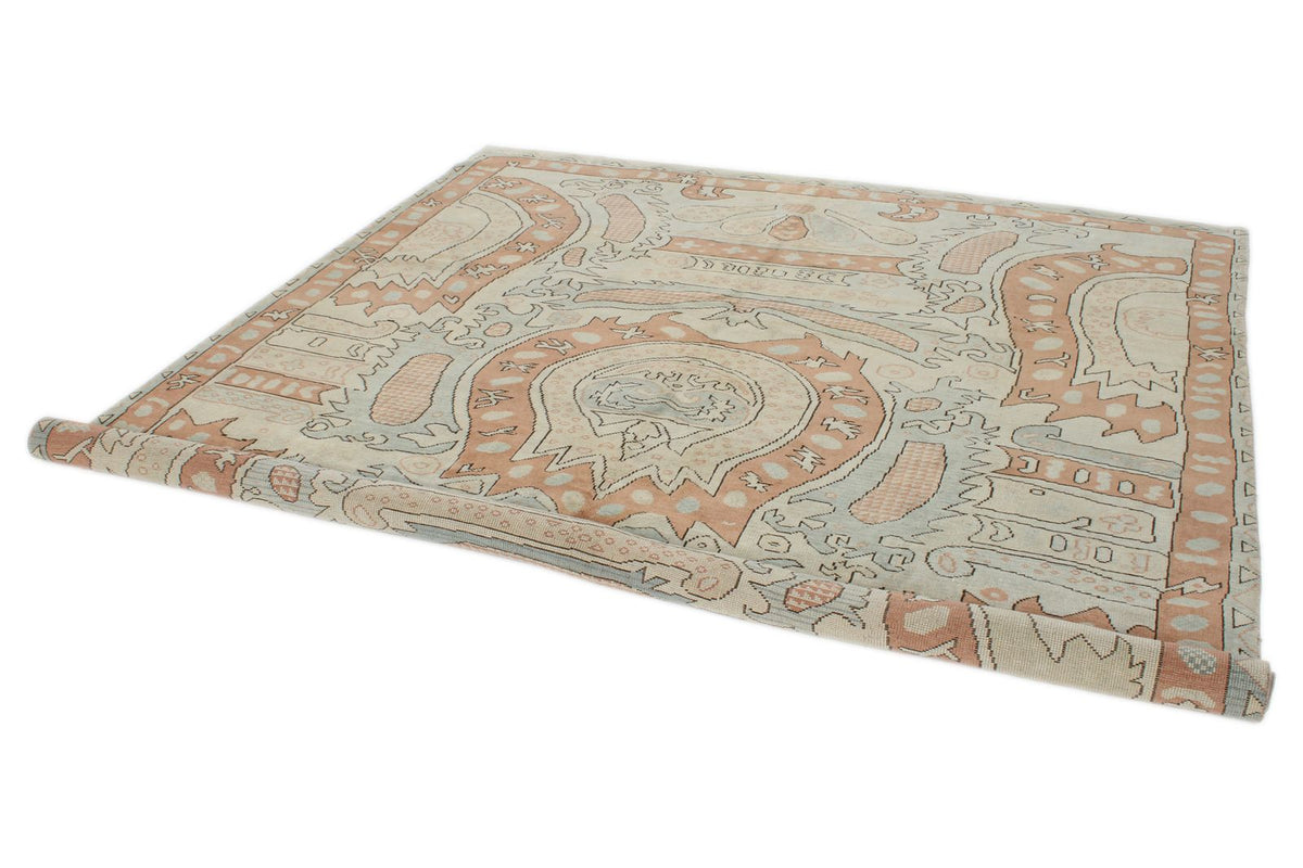 8x9 Multicolor Turkish Traditional Rug