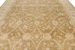 10x14 Brown and Gold Persian Rug