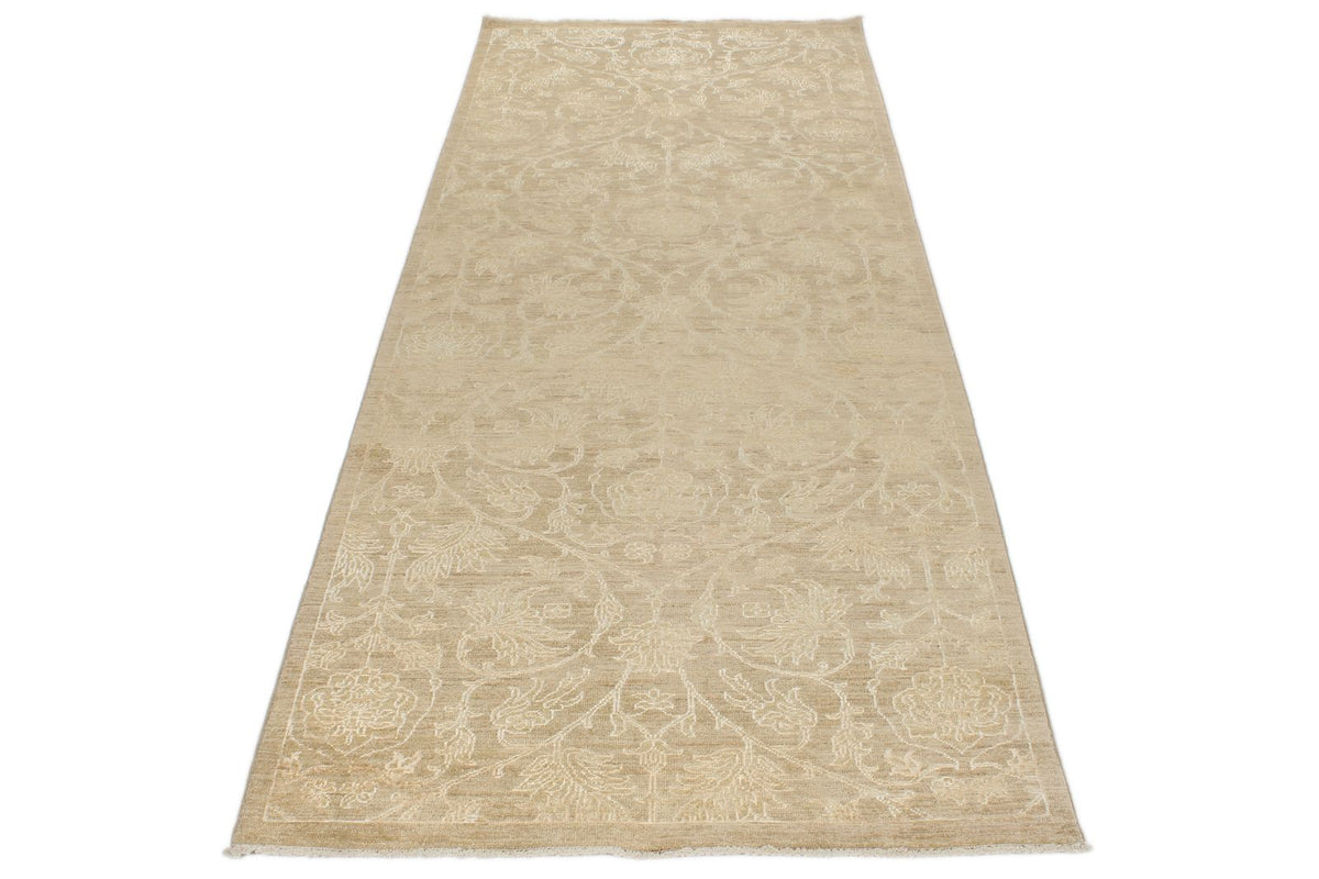 3x10 Beige Turkish Oushak Runner