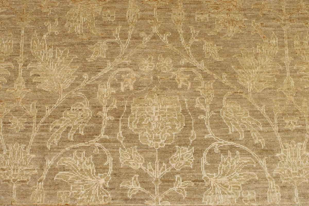 3x10 Beige Turkish Oushak Runner
