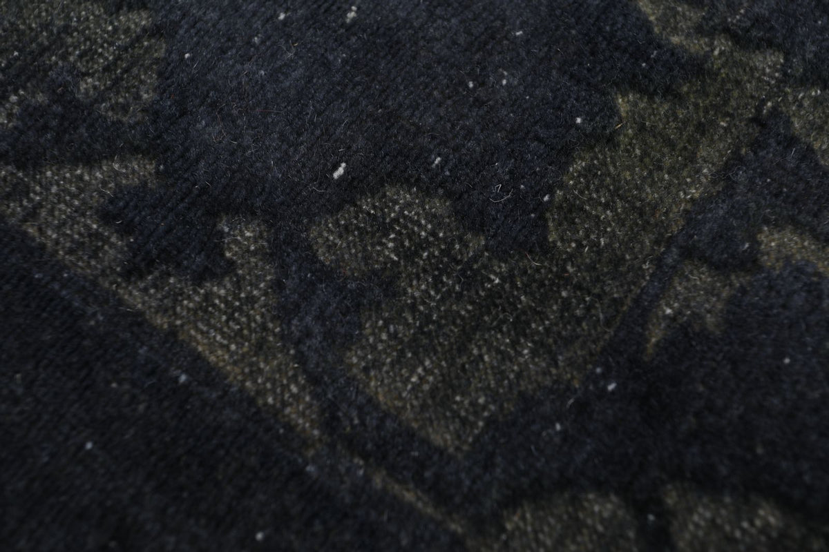6x10 Charcoal Turkish Overdyed Rug
