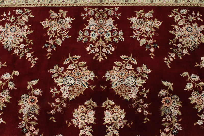 8x10 Red and Gold Turkish Traditional Rug