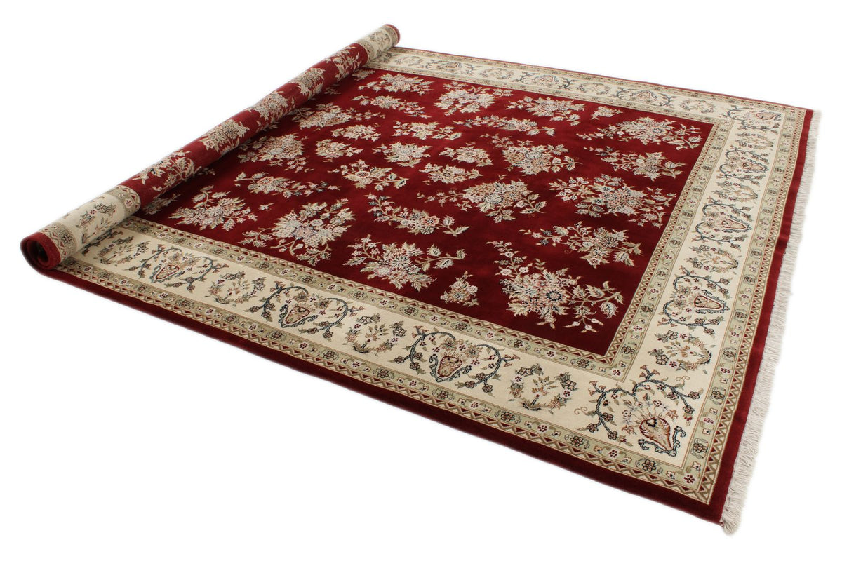 8x10 Red and Gold Turkish Traditional Rug