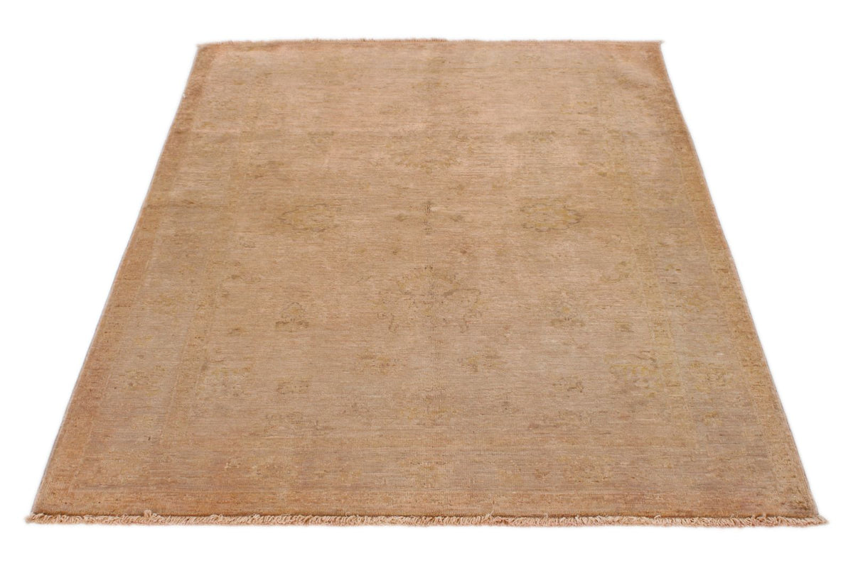 4x6 Beige and Brown Anatolian Traditional Rug