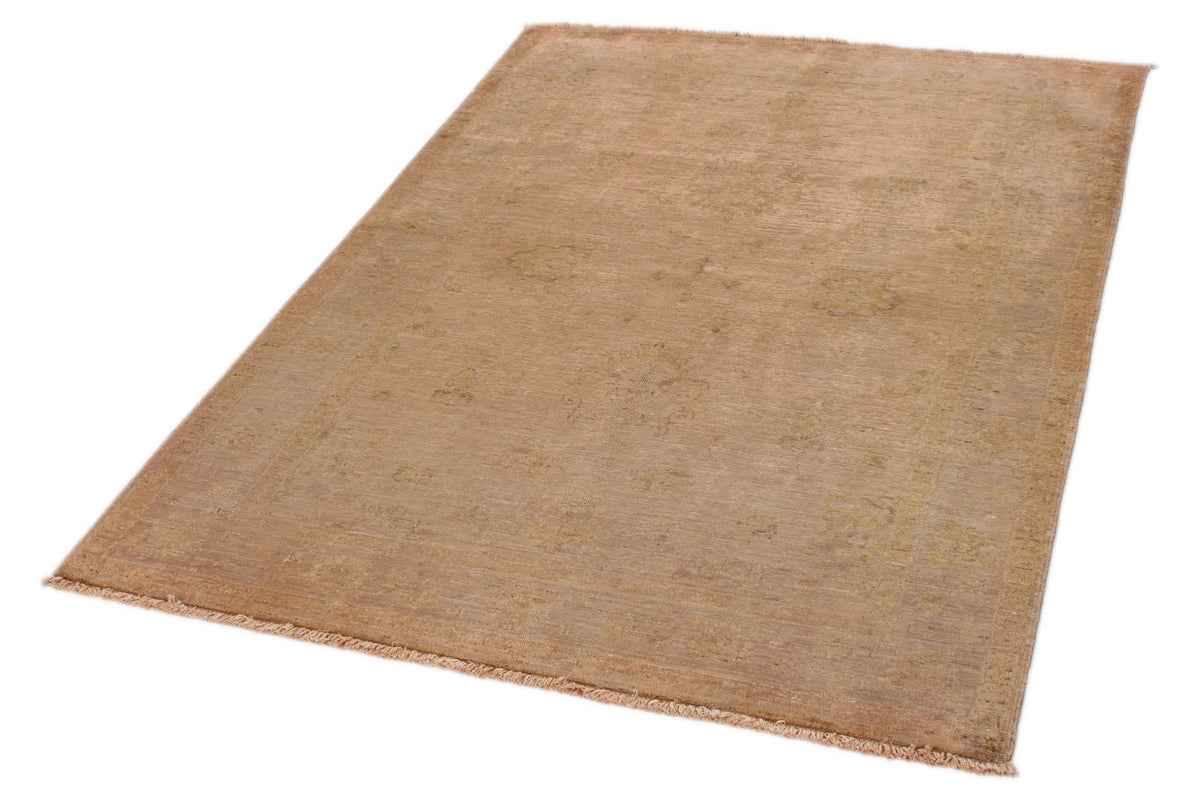 4x6 Beige and Brown Anatolian Traditional Rug