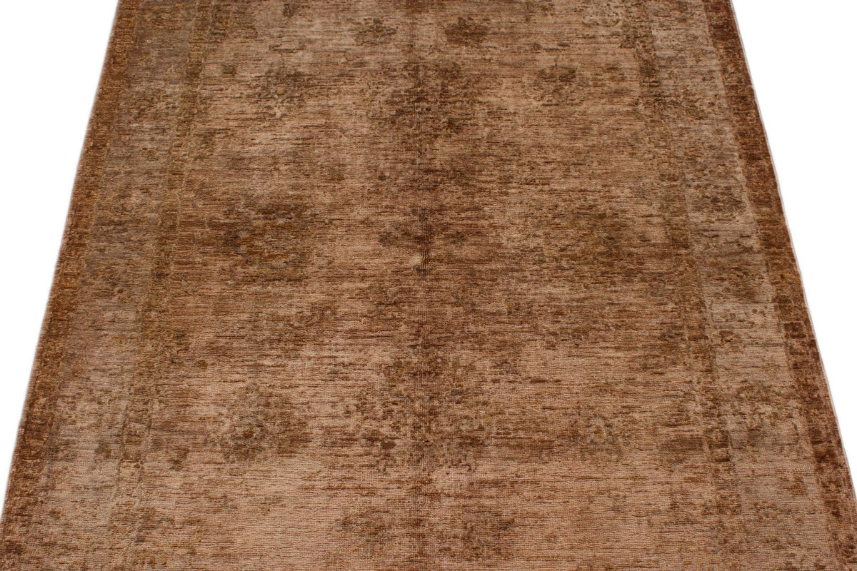 4x6 Beige and Brown Anatolian Traditional Rug