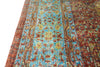 10x16 Red and Blue Turkish Silk Rug