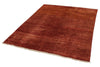4x5 Red and Pink Modern Contemporary Rug