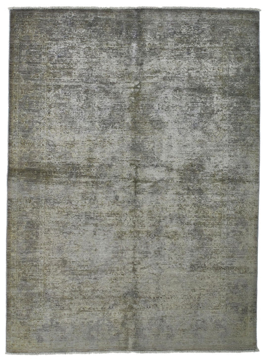 5x6 Gray Turkish Overdyed Rug