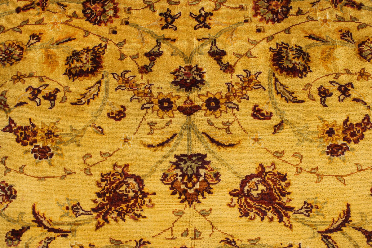 6x10 Gold Turkish Oushak Rug