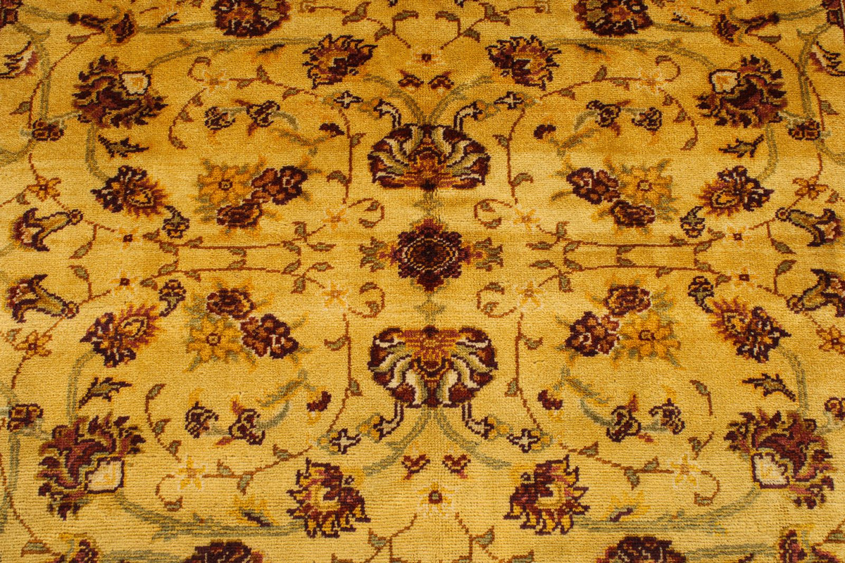 6x10 Gold Turkish Oushak Rug