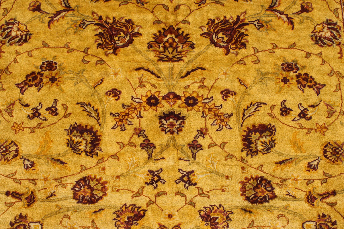 6x10 Gold Turkish Oushak Rug