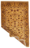 6x10 Gold Turkish Oushak Rug