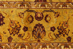 6x10 Gold Turkish Oushak Rug