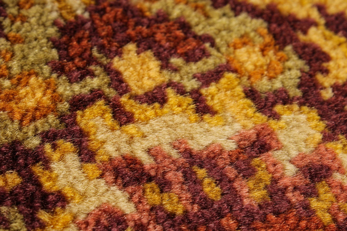 6x10 Gold Turkish Oushak Rug