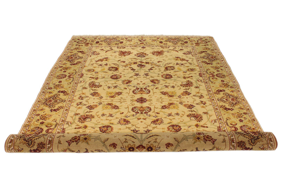6x10 Gold Turkish Oushak Rug