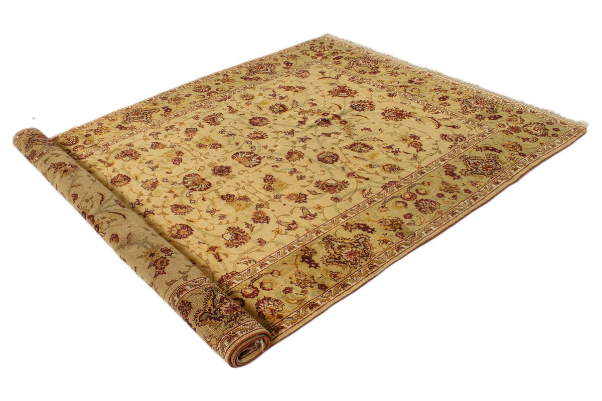 6x10 Gold Turkish Oushak Rug