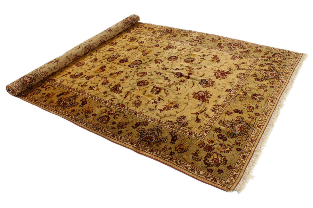6x10 Gold Turkish Oushak Rug