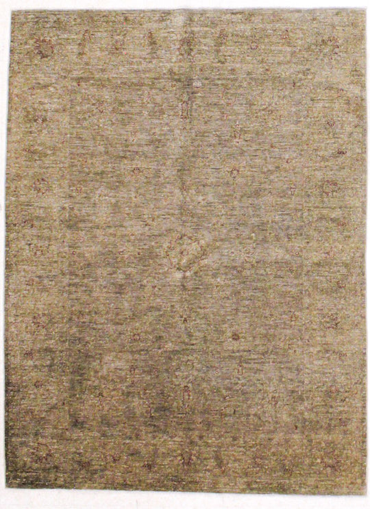 5x7 Brown Turkish Overdyed Rug