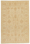 5x8 Ivory Turkish Oushak Rug