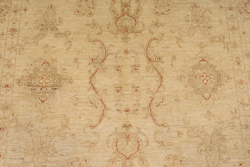 5x8 Ivory Turkish Oushak Rug