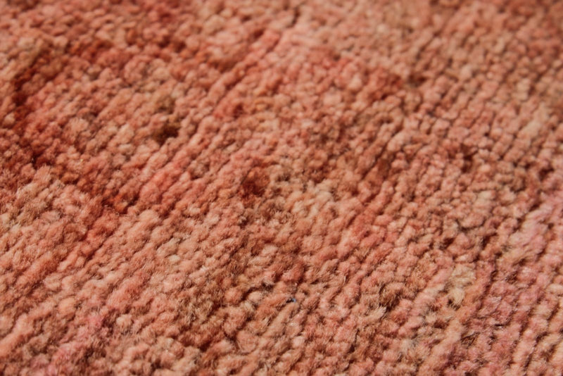 2x7 Pink Turkish Overdyed Rug