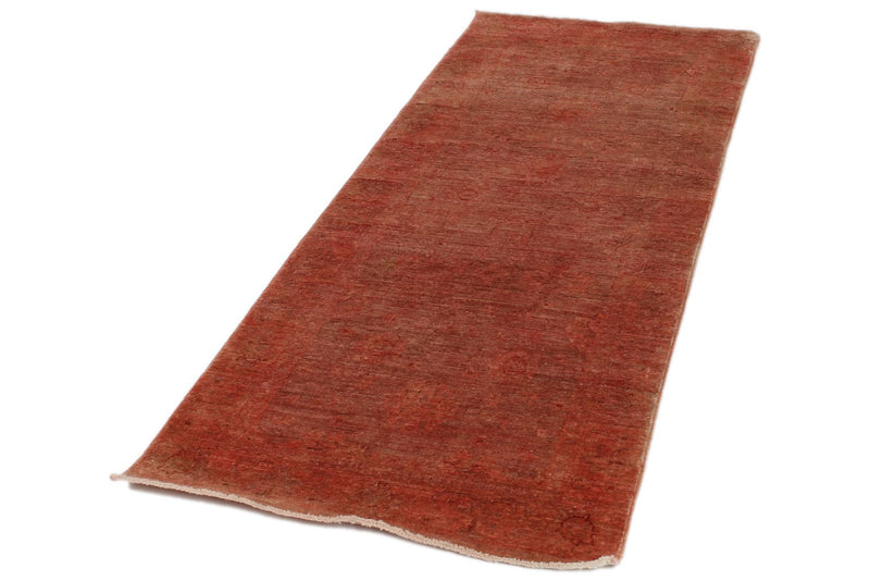 2x7 Pink Turkish Overdyed Rug