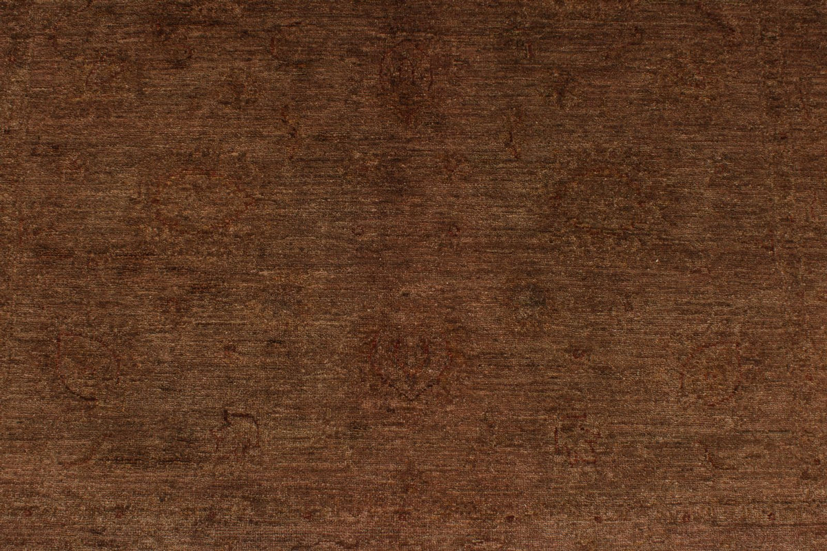5x6 Brown Turkish Overdyed Rug