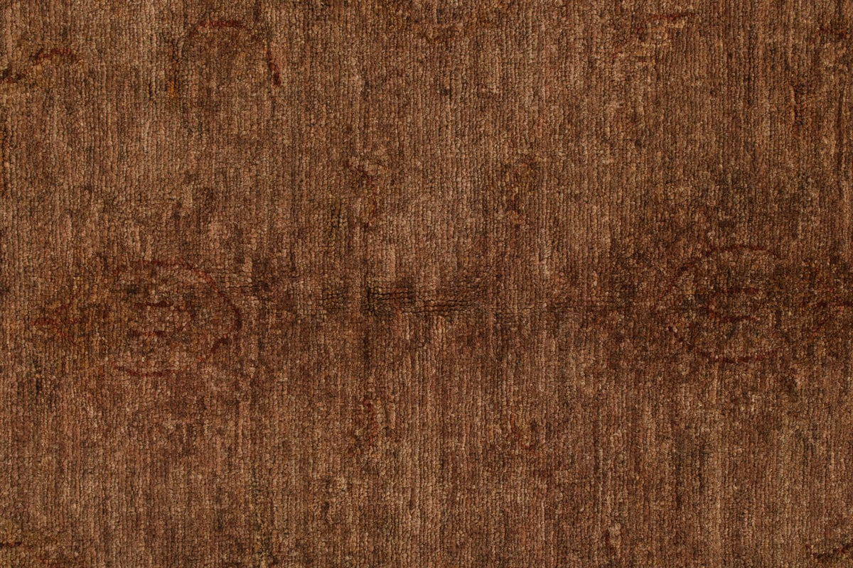 5x6 Brown Turkish Overdyed Rug