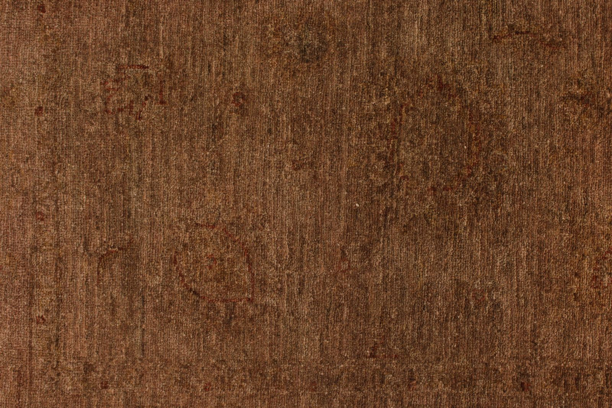 5x6 Brown Turkish Overdyed Rug