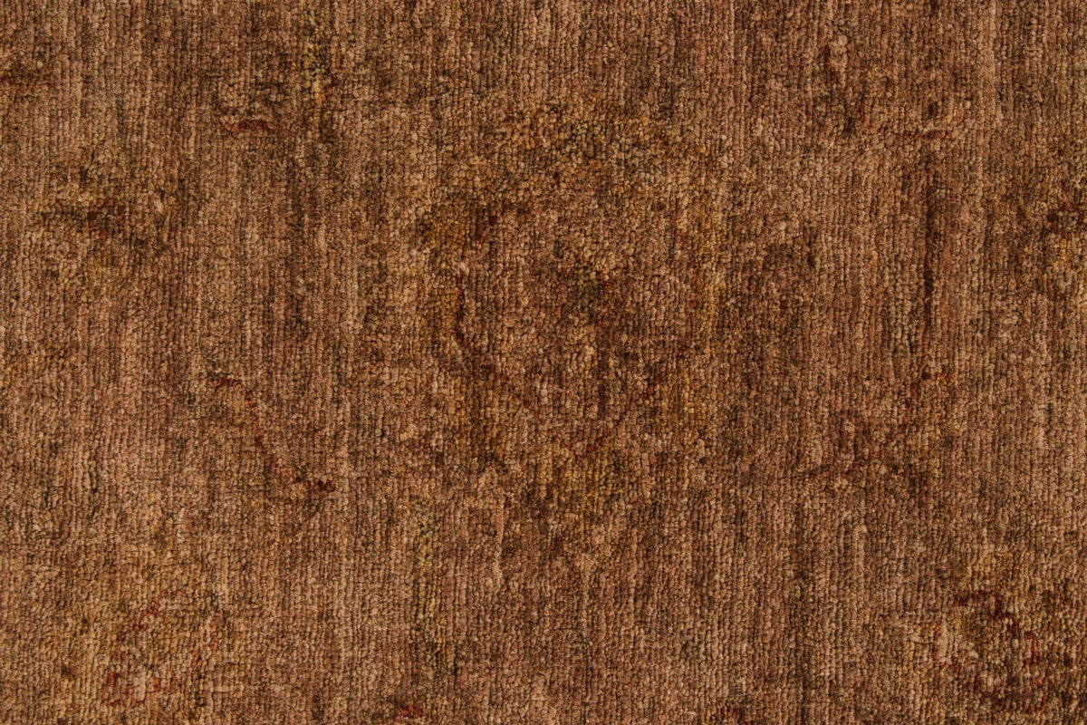 5x6 Brown Turkish Overdyed Rug
