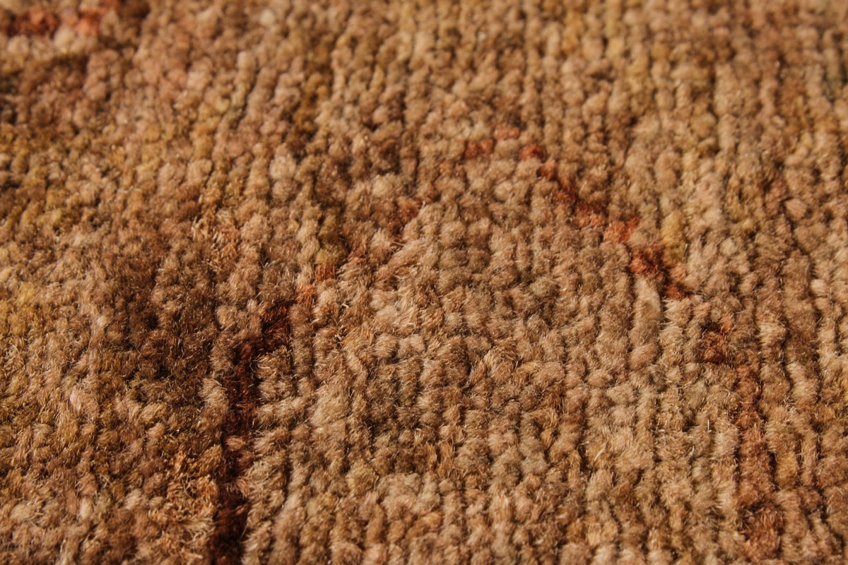 5x6 Brown Turkish Overdyed Rug
