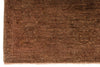 5x6 Brown Turkish Overdyed Rug