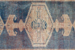 3x14 Navy and Ivory Anatolian Tribal Runner