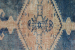 3x14 Navy and Ivory Anatolian Tribal Runner