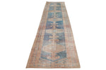 3x14 Navy and Ivory Anatolian Tribal Runner