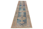 3x14 Navy and Ivory Anatolian Tribal Runner