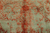 8x10 Rust and Green Turkish Traditional Rug