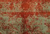 8x10 Rust and Green Turkish Traditional Rug