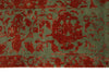 8x10 Rust and Green Turkish Traditional Rug